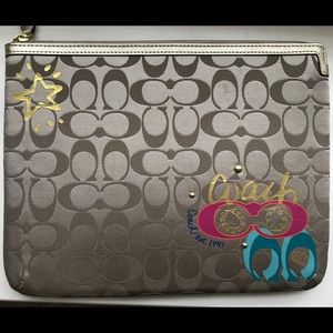 Authentic Coach Signature iPad or tablet case